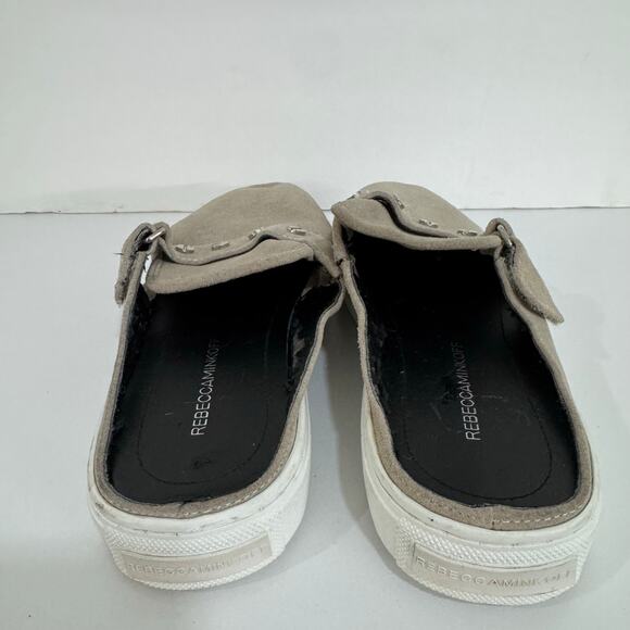 Rebecca Minkoff Sonia Women's Brown Taupe Slip-On Mules Flats Studded
Size 9.5 - Picture 5 of 10